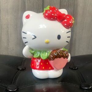 Blue Sky Clayworks Strawberry Hello Kitty Winking With Heart By Heather Goldminc